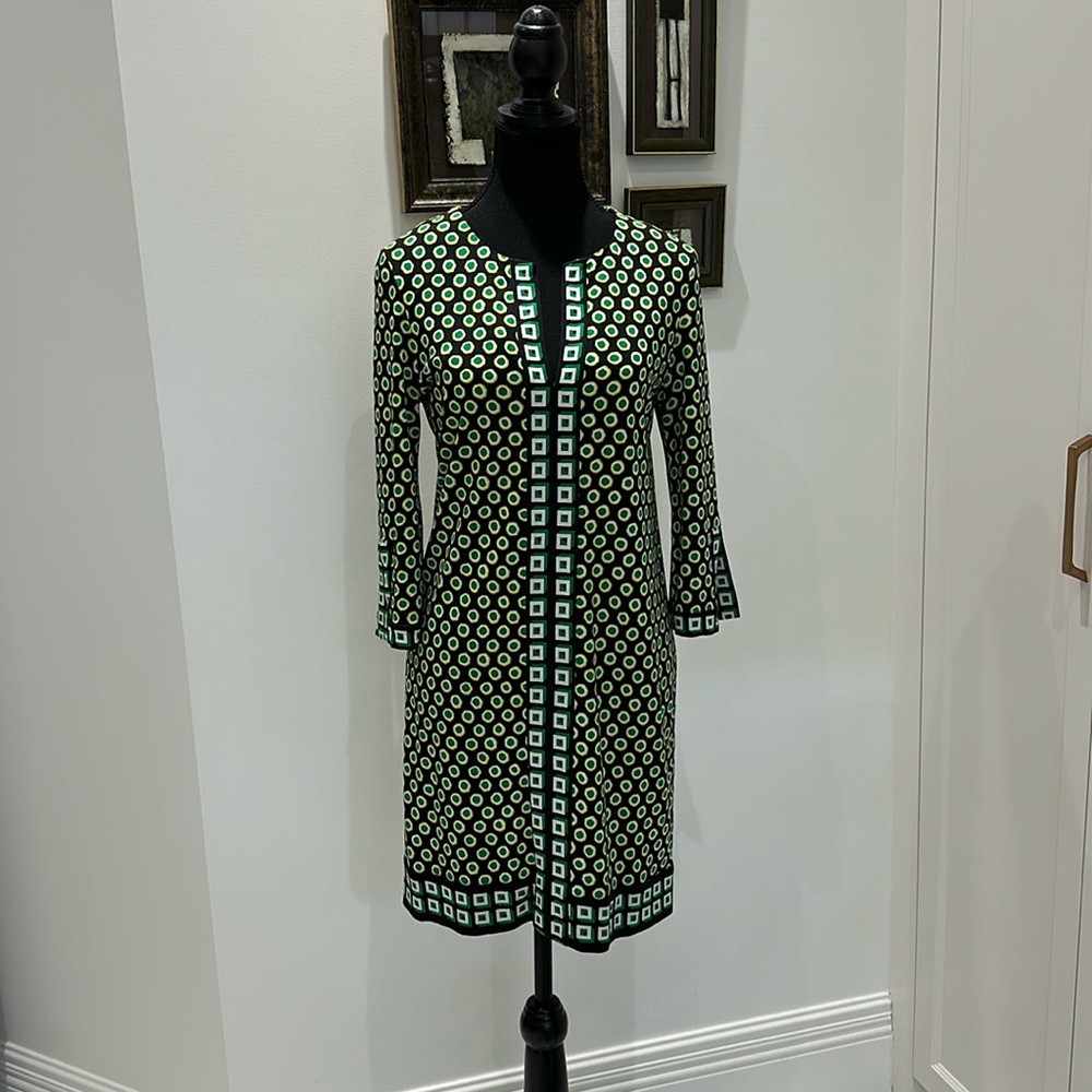 Diane von Furstenberg, silk midi dress, size 8
